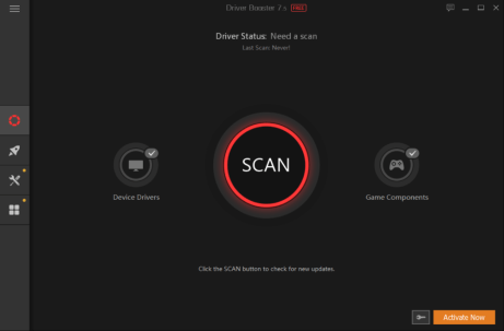 Driver Booster start screen