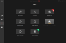 Driver Booster tools section