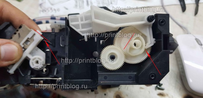 Как правильно собрать помпу на Epson 1410