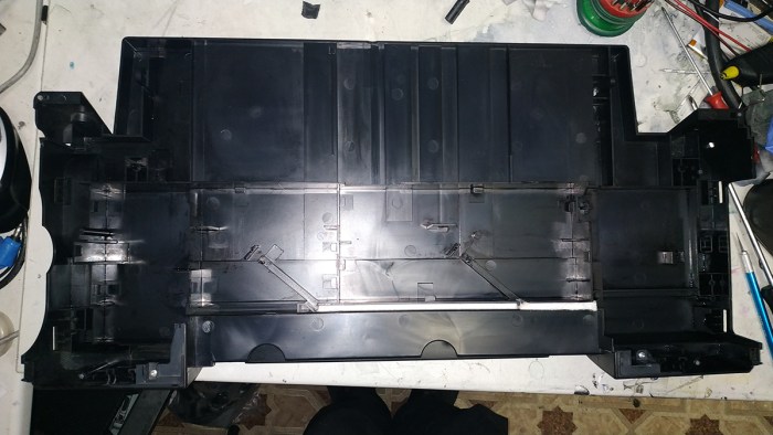 Поддон после чистки