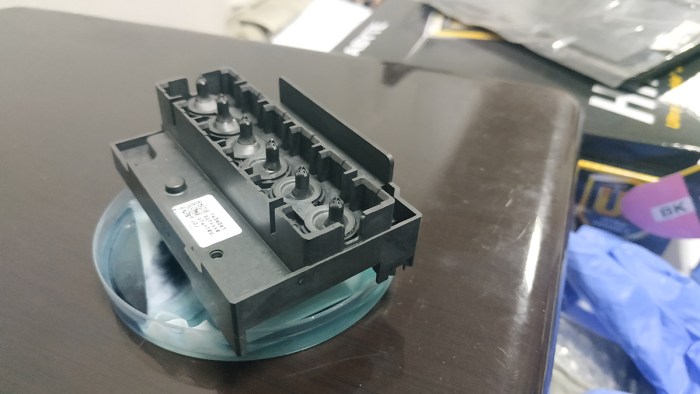 Замачивание печатающей головки