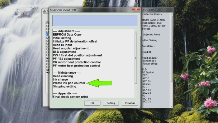 Сброс памперса на всех принтерах Epson