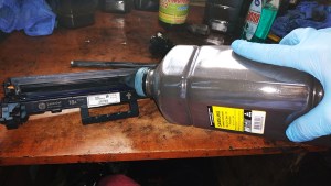 Заправка тонером картриджа HP 18A