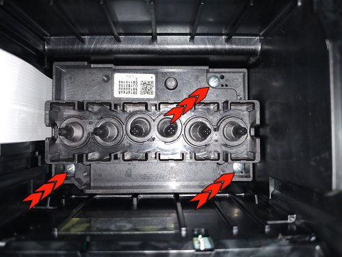 Винты крепления печатающей головки Epson