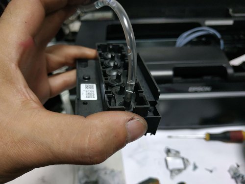 Промывка печатающей головки Epson - шаг №1